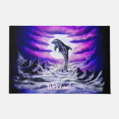 Moonlight Dolphin Fußmatte (Vorderseite)