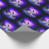 Moonlight Dolphin Geschenkpapier (Ecke)