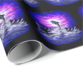 Moonlight Dolphin Geschenkpapier (Rolleneckpunkt)