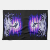 Moonlight Dolphin Geschirrtuch (Horizontal)