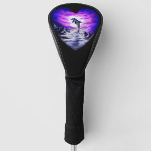 Moonlight Dolphin Golf Headcover