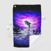 Moonlight Dolphin Golfhandtuch (Insitu)