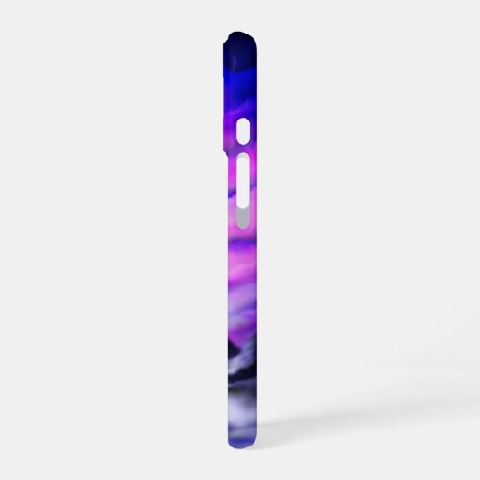 Moonlight Dolphin iPhone 16 Hülle (Linke Seite)