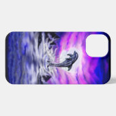 Moonlight Dolphin iPhone Hülle (Rückseite (Horizontal))