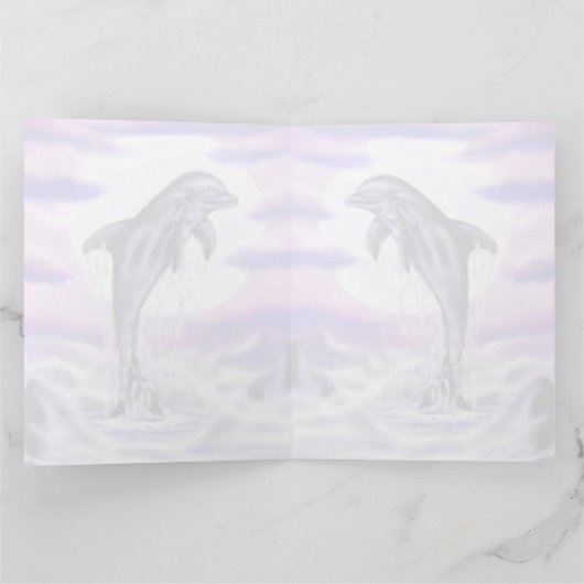 Moonlight Dolphin Karte (Innenseite)