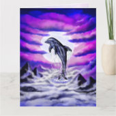 Moonlight Dolphin Karte (Vorderseite)