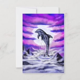 Moonlight Dolphin Karte