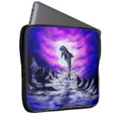 Moonlight Dolphin Laptopschutzhülle (Vorne Rechts)