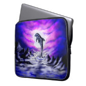 Moonlight Dolphin Laptopschutzhülle (Vorderseite Links)