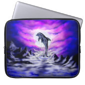 Moonlight Dolphin Laptopschutzhülle (Vorderseite)