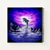 Moonlight Dolphin Notizblock (Rückseite)