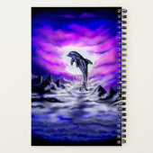 Moonlight Dolphin Notizblock (Rückseite)