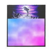 Moonlight Dolphin Notizblock (Vorderseite)