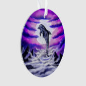 Moonlight Dolphin Ornament (Vorderseite)
