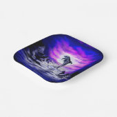 Moonlight Dolphin Pappteller (Gewinkelt)