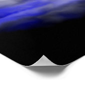 Moonlight Dolphin Poster (Ecke)