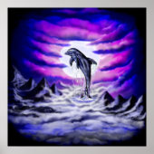 Moonlight Dolphin Poster (Vorne)