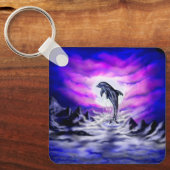 Moonlight Dolphin Schlüsselanhänger (Vorderseite)
