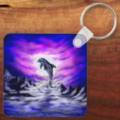 Moonlight Dolphin Schlüsselanhänger (Rückseite)