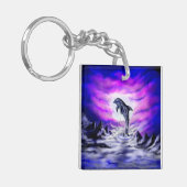 Moonlight Dolphin Schlüsselanhänger (Vorderseite links)