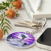 Moonlight Dolphin Schlüsselanhänger (Vorderseite rechts)