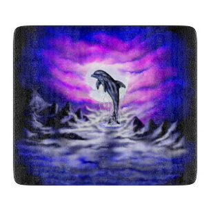 Moonlight Dolphin Schneidebrett