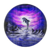 Moonlight Dolphin Schneidebrett (Vorderseite)