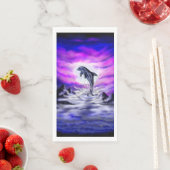 Moonlight Dolphin Serviette (Beispiel)