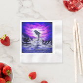 Moonlight Dolphin Serviette (Beispiel)