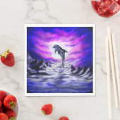 Moonlight Dolphin Serviette (Beispiel)