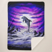 Moonlight Dolphin Sherpadecke (Vorderseite)