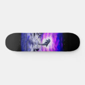 Moonlight Dolphin Skateboard (Horizontal)