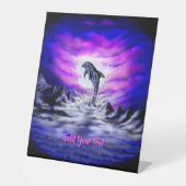 Moonlight Dolphin Sockelschild (Vorderseite)