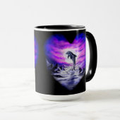Moonlight Dolphin Tasse (VorderseiteRechts)