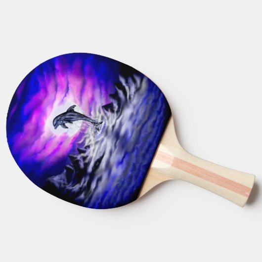 Moonlight Dolphin Tischtennis Schläger (Seitenansicht)