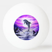 Moonlight Dolphin Tischtennisball (Rückseite)