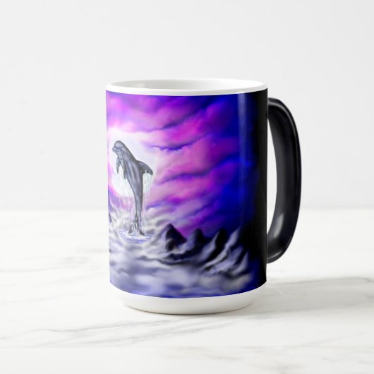 Moonlight Dolphin Verwandlungstasse (VorderseiteRechts)