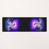 Moonlight Dolphin Yogamatte (Rückseite (Horizontal))