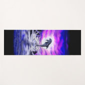 Moonlight Dolphin Yogamatte (Vorderseite (Horizontal))