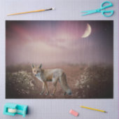 Moonlight Dream Fox Szene Seidenpapier (Basteln)