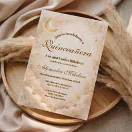 Moonlight Elegance Quinceañera Einladung