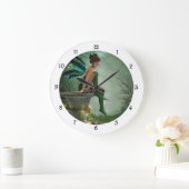 Moonlight Fairy Große Wanduhr (Zuhause)