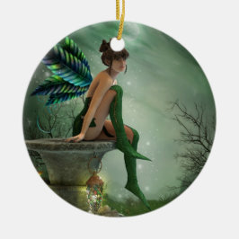 Moonlight Fairy Keramik Ornament