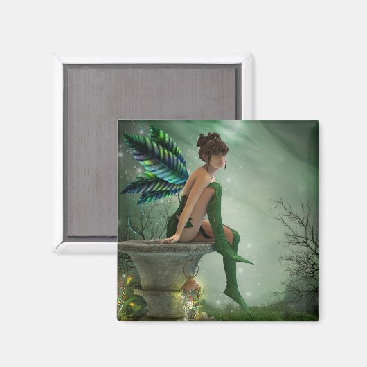 Moonlight Fairy Kühlschrank Magnet (Vorderseite/Rückseite)