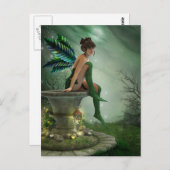 Moonlight Fairy Postcard Postkarte (Vorne/Hinten)