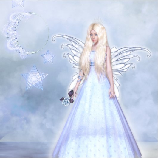 Moonlight Fairy Princess Aufkleber (Vorderseite)