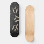 moonlight fantasy aesthetic design skateboard (Vorderseite)