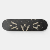 moonlight fantasy aesthetic design skateboard (Horizontal)