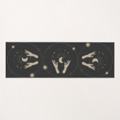 moonlight fantasy aesthetic design yogamatte (Vorderseite (Horizontal))