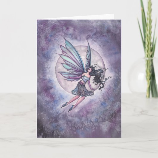 Moonlight Flight Faiasy Fantasy Art Karte (Vorderseite)